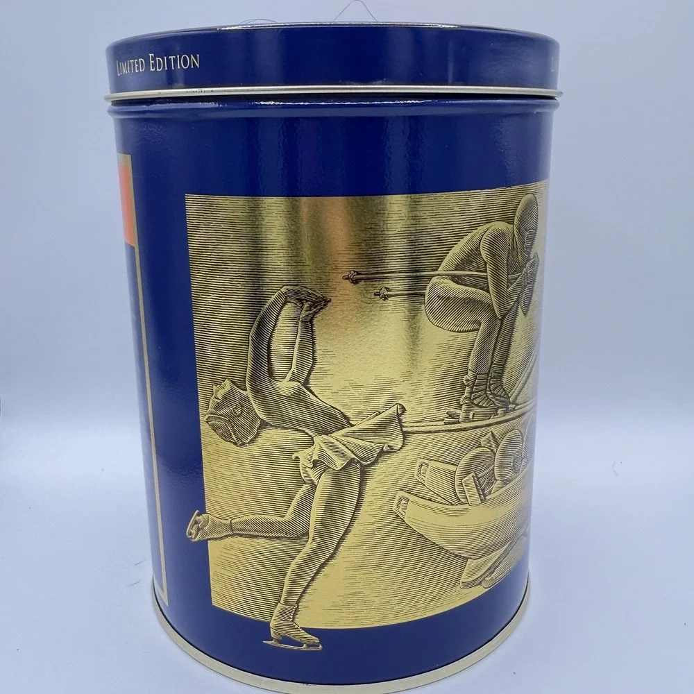 Vintage Uncle Ben's Rice 1992 U.S. Winter Olympics Limited Edition‎ Tin (Empty)